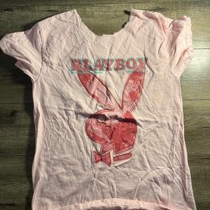 Off Shoulder Playboy Shirt